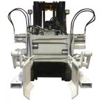 드럼 그래버 지게차 부착